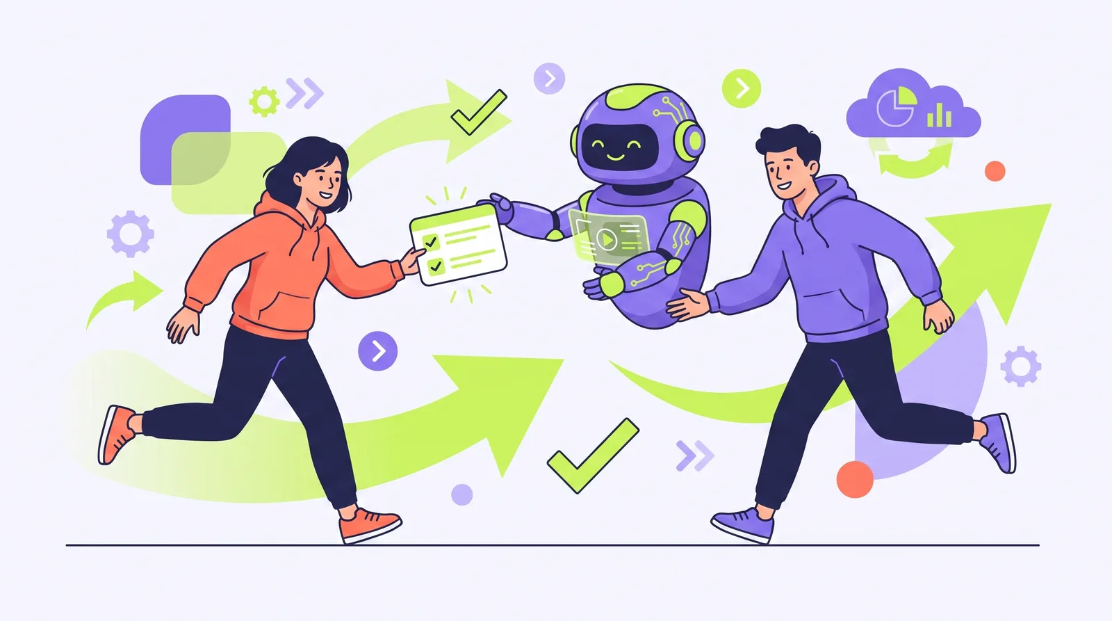 A small team moving fast together with AI in the loop